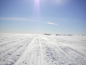 Motorväg på is
